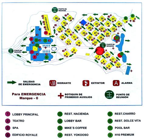ocean maya royale resort map.